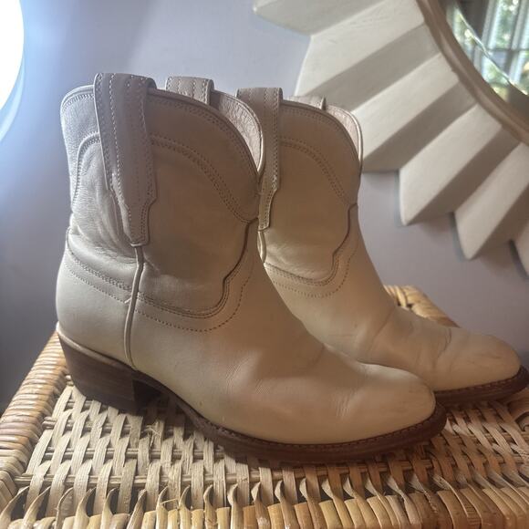 Tecovas 2002 The Penny Brown Leather Ankle Western Boots Women's 5.5 B - Picture 1 of 14